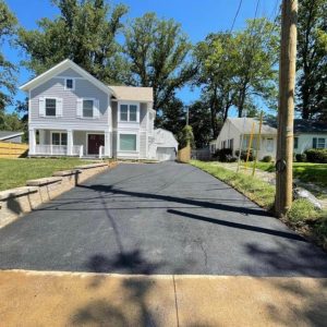 Orange Asphalt Driveway Installation